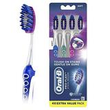 Oral-B 3D White Luxe Pro-Flex Manual Soft Toothbrush 4 Count (5823815673)