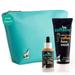 mCaffeine Must-Have Coffee Face Duo | Free All Purpose Teal Pouch | Deep Cleanser Reduces Puffiness | Face Wash Face Serum