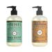 Effective Liquid Hand Soap for Daily Use | Natural Hand Soap w/ Essential Oils for Hand Wash | Cruelty Free Eco Friendly Product 1 Bottle Basil 1 Bottle Acorn Spice 12.5 OZ each