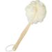 Loofah Back Scrubber for Shower Bath Mesh Ball Shower Brush for Shower with Long Handle Loofah on a Stick for Exfoliating Mesh Back Cleaner Washer for Women & Men (White)