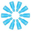 Good-Life 10pcs Acrylic Nail Art Soak Off Clip Cap Nail Polish Remover Wrap Manicure Accessories