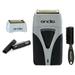 Andis ProFoil Lithium Plus Titanium Foil Shaver with Bonus Replacement Foil Assembly and Inner Cutters and a BeauWis Blade Brush