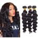 Ustar Loose Wave Bundles Human Hair - Brazilian Virgin Hair Loose Deep Wave Bundles Human Hair Bundles Weave Hair Human Bundles Natural Black Color (10 10 12)