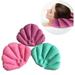 Puloru New Comfort Home Bath Pillow Inflatable Spa Neck Protector with 2 Suction Cup Housings