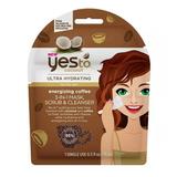 Yes To Coconut Ultra Hydrating for Dry Skin Energizing Coffee 3 in 1 Mask Scrub Cleanser