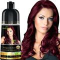 Herbishh Hair Color Shampoo for Gray Hair â€“ Ammonia-Free| Hair Dye Shampooâ€“ 500ml (Burgundy Red)