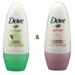 Roll-on Stick Go Fresh Cucumber 50 ml by Dove & Roll-on Stick Soft Feel 50ml by Dove