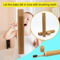 Chiccall Home Essentials Portable Natural Bamboo Toothbrush Case Tube For Travel Eco Friendly Hand Made Home Organizer for Bathroom on Clearance