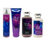 Bath & Body Works DARK KISS Deluxe Gift Set - Fragrance Mist - Body Lotion - Shower Gel - Body Cream - Full Size