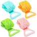 4 Pieces Silicone Bath Body Scrubber Belt Back Scrubber Back Exfoliator Silicone Back Scrubber Silicone Back Brush For Body Dead Skin Remover
