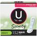 U by Kotex Security Maxi Feminine Pads Heavy Absorbency Unscented 132 Count (3 Packs of 44) (Packaging May Vary)