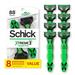 Schick Xtreme 3 Blade Disposable Razors for Men 8 ct Men s Sensitive Skin Razor Pack Protects Skin from Irritation