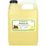 Dr.Adorable - Peanut Oil Unrefined - 100% Pure Cold Pressed Organic Natural - 32 oz