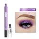 12 Colors Shining Eye Shadow Stick Set Metallic Eye Shadow Stick Set Shimmer Eye Shadow Pencil Waterproof & Long Lasting Eyeshadow Stick 1pcs(10# Pearl Purple)