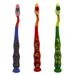 SmileGuard Angry Birds Assorted Character/Color Suction Cup Toothbrushes (3pc)