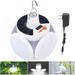 Solar Camping LED Lantern Portable for Camping Tent Light with Hanging Hook Foldable LED Solar Bulb for Indoor Outdoor Camping BBQ Car Repair Emergency(White Lightï¼‰