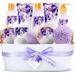 Spa Bath Gift Sets for Women 11 Pcs Lavender Gift Baskets Valentines Day Holiday Bath and Body Sets Beauty Gifts