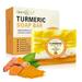 TURMERIC Soap Bar | Organic Ingredients Calendula + Aloe Vera + Shea Butter + Olive Oil + Zingiber + Coconut Oil For Face And Body Cleanser For Men Women And Teens - 100GM