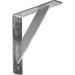 Ekena Millwork 2 W x 10 D x 10 H Traditional Steel Bracket Unfinished