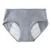 Orchip Women Organic Cotton Menstrual Panties Teen Girls Period Underwear Leak-Proof Protective Briefs #30
