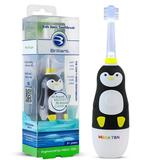 Brilliant Kids Electric Battery Round Toothbrush with Sonic Technology Penguin