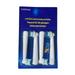 MageCrux New 4Pcs Eb17-4 Electric Toothbrush Heads Replacement For Braun Oral B White