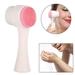 YLSHRF Facial Cleansing Brush Face Clean Brush Fashion Soft Double Sides Facial Deep Cleansing Brush Face Skin Care Clean Brush