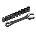 1 PC Crescent CPTAW8 X6 - Pass-Thru Adjustable Wrench & Socket Set 11-Piece