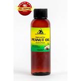 Peanut oil unrefined organic carrier cold pressed virgin raw pure 2 oz