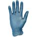 Safety Zone 3 mil General-purpose Vinyl Gloves - Small Size - Blue - Powder-free Latex-free Comfortable Silicone-free Allergen-free DINP-free DEHP-free - For Food Janitorial | Bundle of 5 Boxes