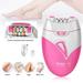 Deyuer KM-189A Hair Epilator Electric Fast Rotating Detachable USB Rechargable Female Hair Trimmer for Women