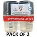 Vichy HOMME 48h Deodorant Anti-Perspirant Anti-Stains 2 x 50ml