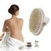 Sunisery Bath Bristle Body Brush Dry Brushing Cleansing Exfoliating Sponge Scrub