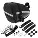 SAHOO Bike Tool Saddle Bag Cycling Seat Pack 16 in 1 Multi Function Tool Kit