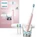 Philips Sonicare Diamondclean Smart Electric Rechargeable Toothbrush For Complete Oral Care â€“ 9300 Series Pink HX9903/21