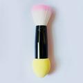 CFXNMZGR Pro Beauty Tools Brush Brand New 1Pc Professional Blusher Blush Nylon Make Up Brush Two Heads Valentines Gifts