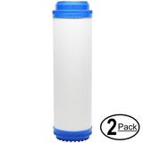 2-Pack Replacement for Anchor Water Filter AF-3700 Granular Activated Carbon Filter - Universal 10-inch Cartridge for Anchor Water Filters AF-3700 7- STAGE COUNTERTOP FILTER - Denali Pure Brand