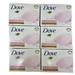 Dove Beauty Cream Bar Pink 1/4 Moisturizing Cream 4.75 oz Pack Of 6