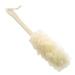 Mesh Soft Puff Body Soft Brush Long Handle Shower Bath Sponge Seniors Elderly Disabled Patients Pregnant Arthritis Sufferers Ladies Grandparents (White)