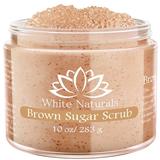 Brown Sugar Scrub Organic Exfoliating Face & Body Scrub Perfect Gift for Women Revitalizing Sugar Scrubs for Women Gentle Exfoliating Scrub by White Naturals 10 oz