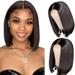 Jungle wave Short Straight Bob Wigï¼Œ Wigs for Black Women 8Inch Short Bob Wigs Straight Hair Pre Plucked