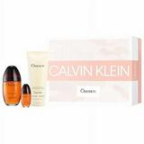 Calvin Klein Obsession 3 Piece Gift Set - 3.4 Oz Eau De Parfum Spray 0.5 Oz Eau De Parfum Spray 6.7 Oz Silkening Body Lotion Gift Set For Women