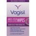 Vagisil Anti-Itch Medicated Wipes Maximum Strength 12 ea (Pack of 6)