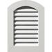 22 W x 22 H Arch Top Gable Vent (27 W x 27 H Frame Size): Functional PVC Gable Vent w/ 1 x 4 Flat Trim Frame