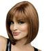 alextreme Women Short Straight Wig Synthetic Blonde Brown Hair Heat Resistant Cosplay Party Wigs Fashion