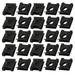 25pcs Fit M5/ST4.8 Screw 65Mn Steel Speed Fastener U Nut Black 14.5mm x 12mm