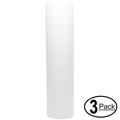3-Pack Replacement for Glacier Bay HDGUSS4 Polypropylene Sediment Filter - Universal 10-inch 5-Micron Cartridge for Glacier Bay Basic Drinking Water Filtration System - Denali Pure Brand