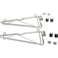 Adjustable Single Shelf Support Kit 14 Deep (Pair)