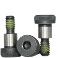 Nylon Patch Socket Head Shoulder Screws 1/4-20 x 1 1/2 Alloy Steel Black Oxide Hex Socket (Quantity: 25)