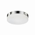 FM2011-BN-Kuzco Lighting-Lomita - 19W LED Round Flush Mount-3.5 Inches Tall and 11 Inches Wide-Brushed Nickel Finish